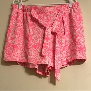 Pink printed Lilly Pulitzer shorts